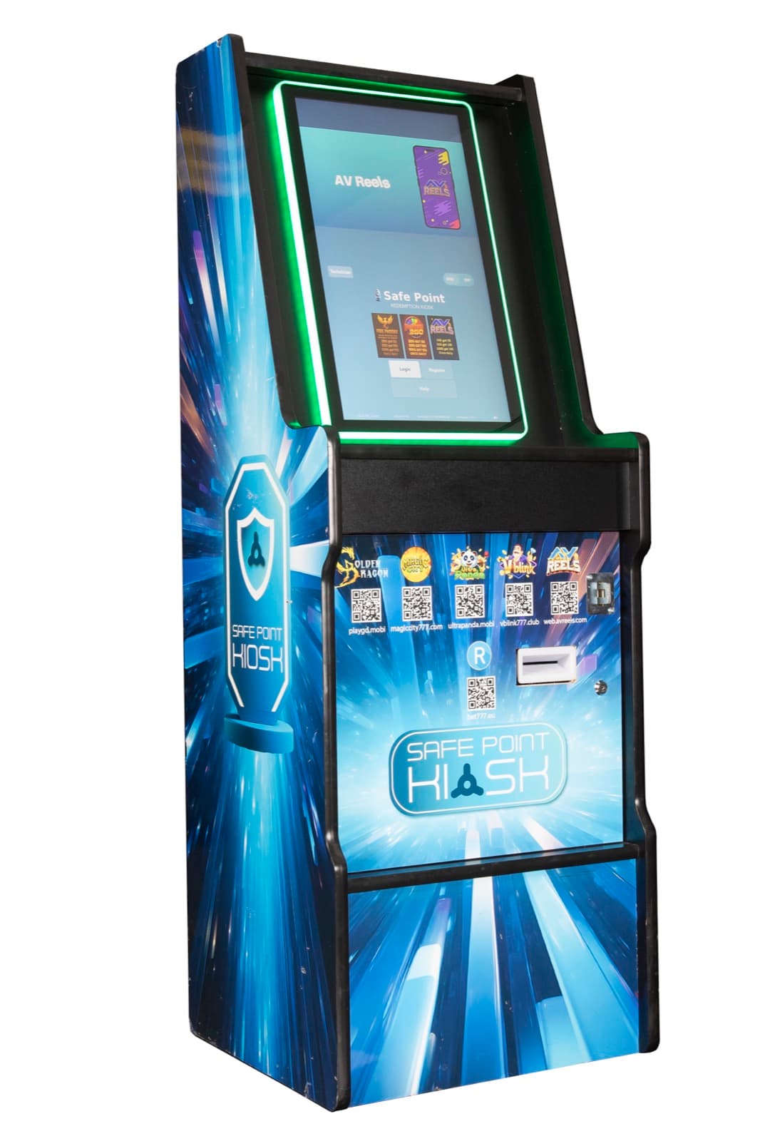 Dual Screen Safe Point Kiosk — Metal Shell #2