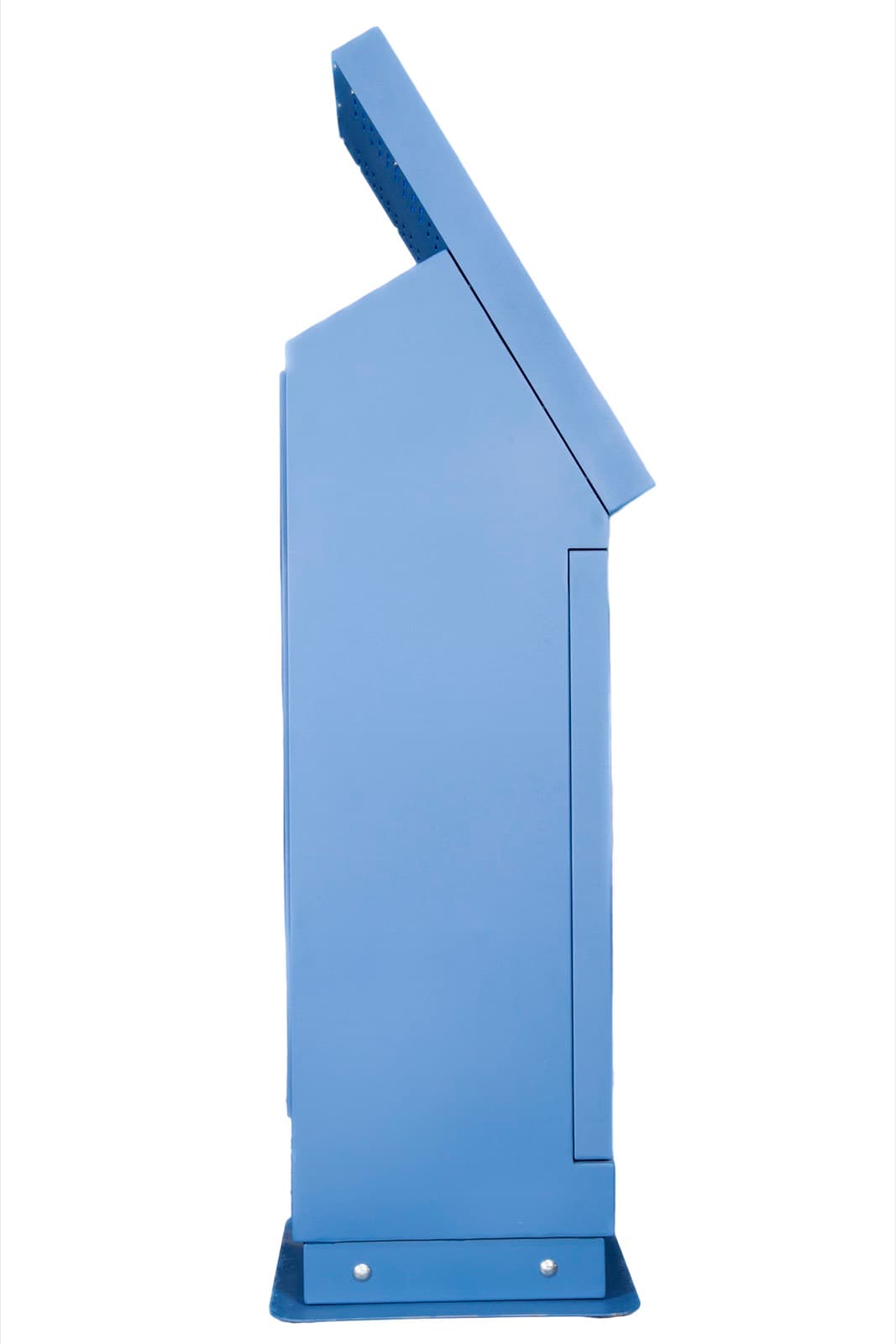 Vertical Screen Safe Point Kiosk — Metal Shell