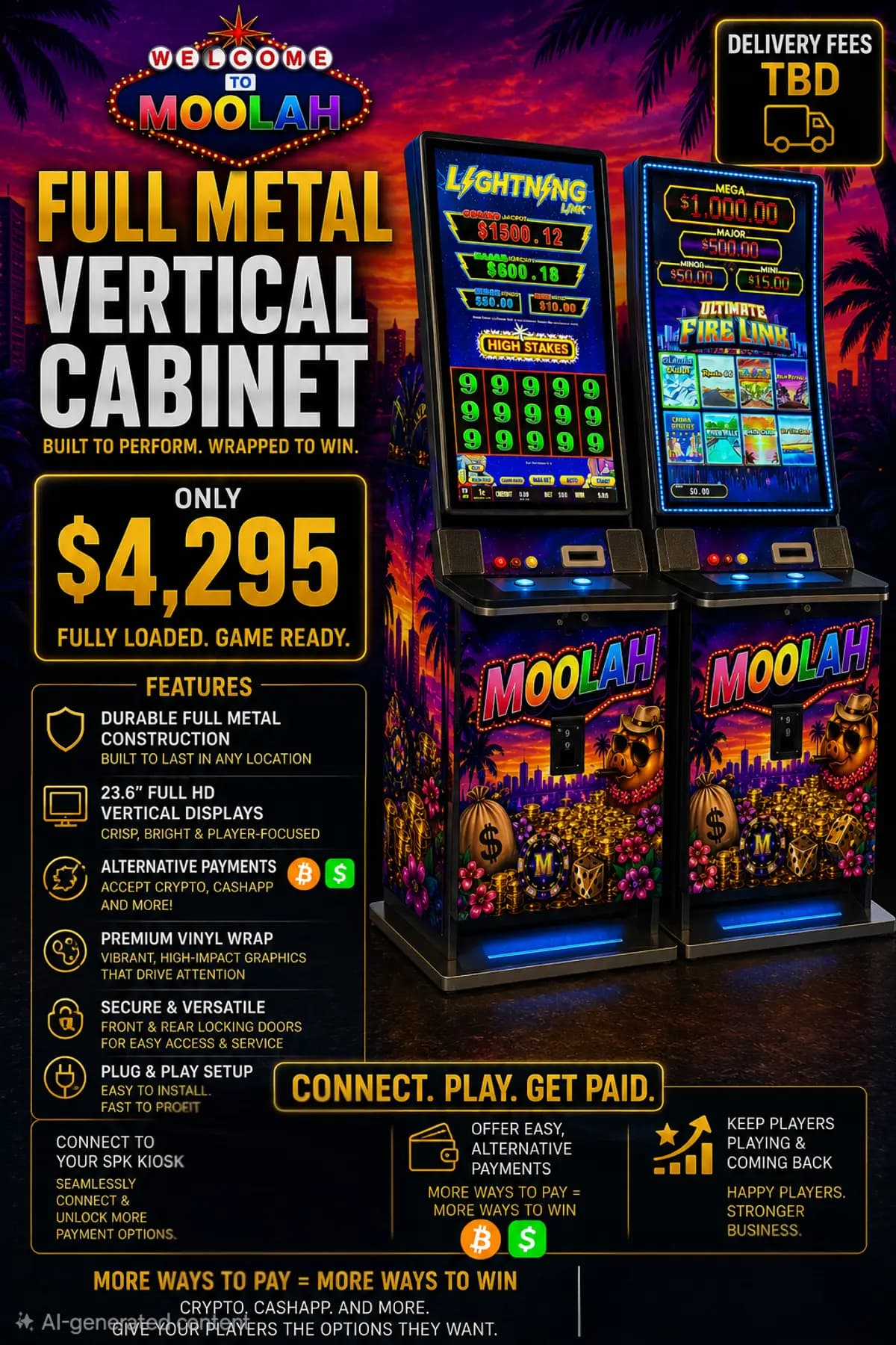 MOOLAH Station — Full Metal Cabinet