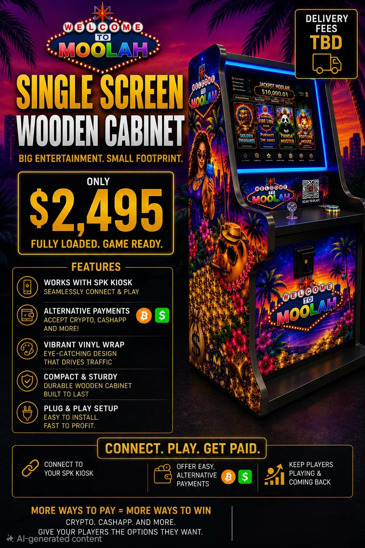 MOOLAH Station — Single Screen